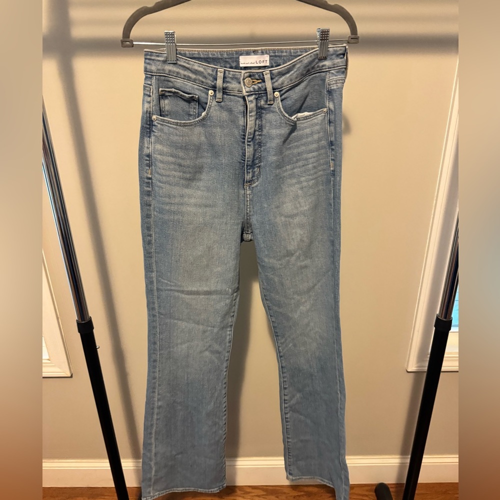 LOFT Blue Highwaisted Jeans